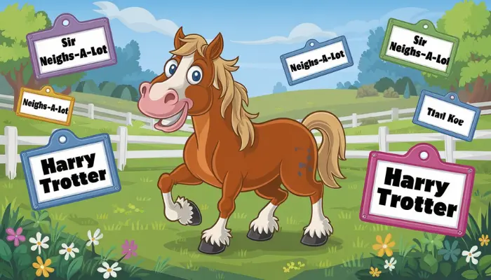 amusing horse names