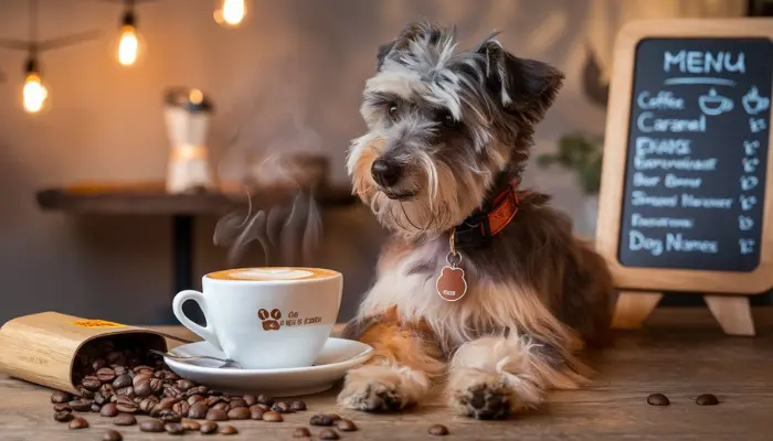 dog name ideas coffee theme